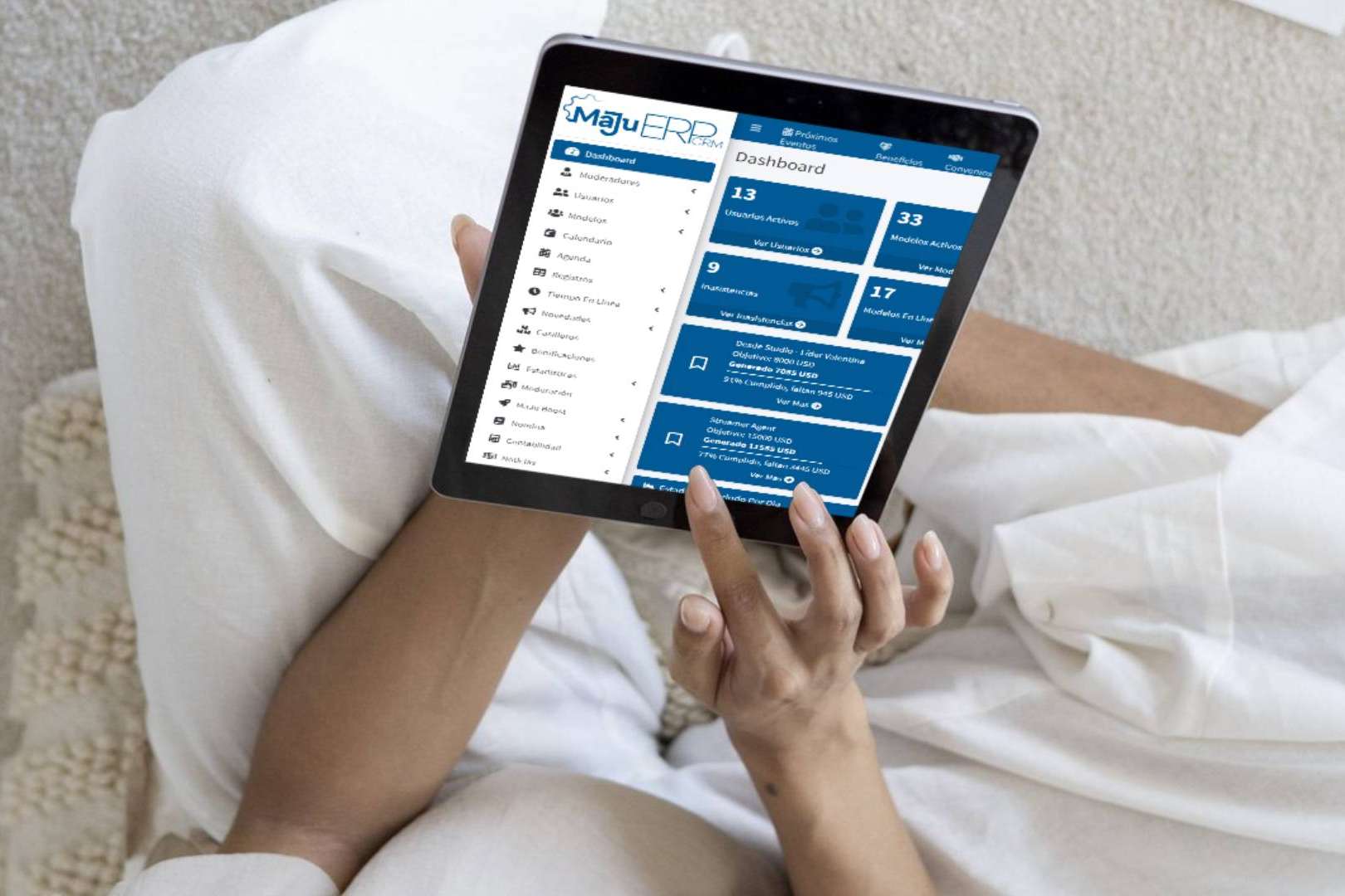 Planes adaptados a las necesidades de los studios webcam, con MaJu ERP-CRM